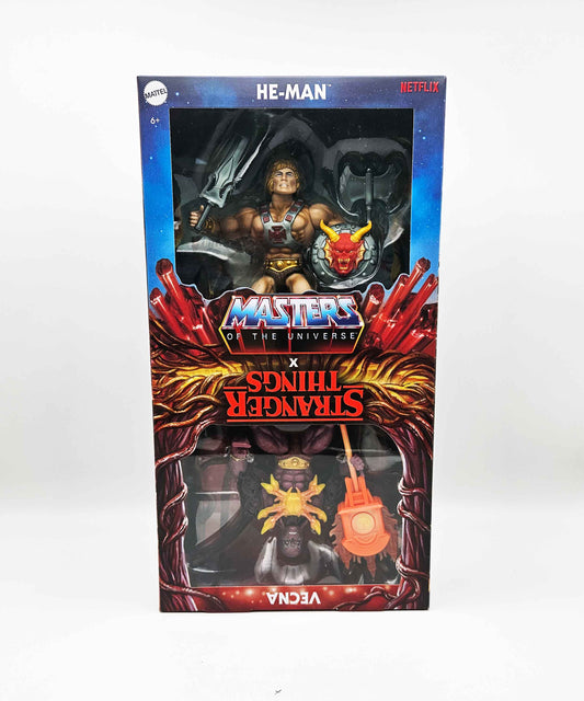 Masters of the Universe x Stranger Things Origins - He-Man & Vecna (2er-Pack) Actionfiguren 14cm Mattel 2024 Exclusive