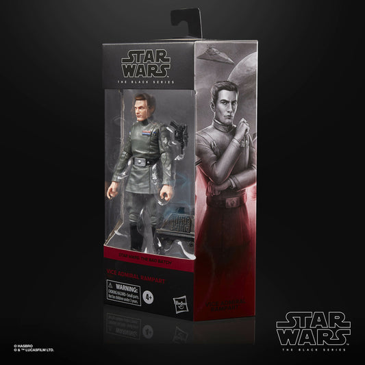 Star Wars Black Series: Vice Admiral Rampart (The Bad Batch) Actionfigur 15cm Walmart Exclusive 2021