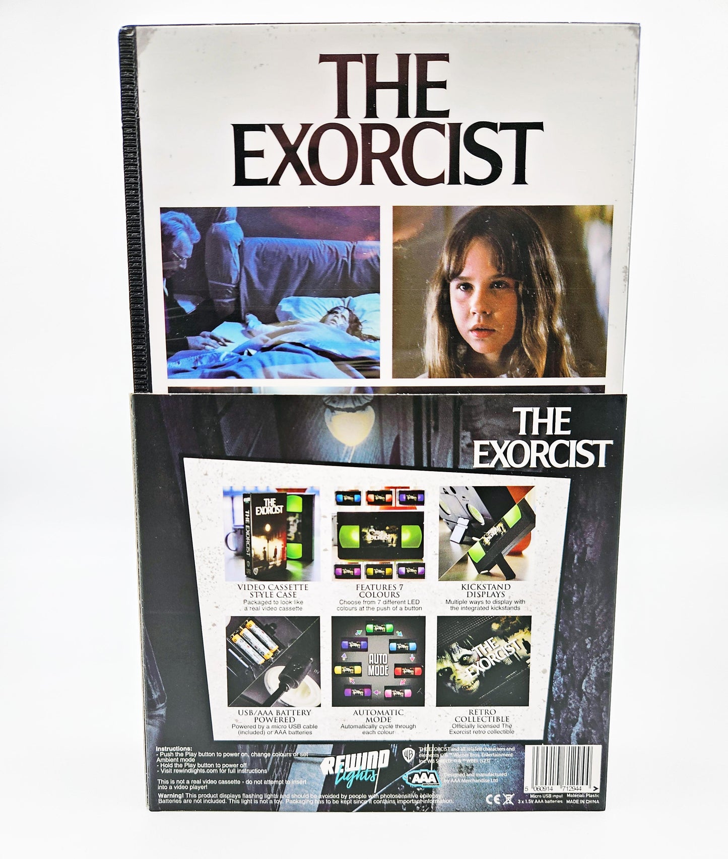 Der Exorzist - VHS Retro Tape Light 19cm Rewind Lights