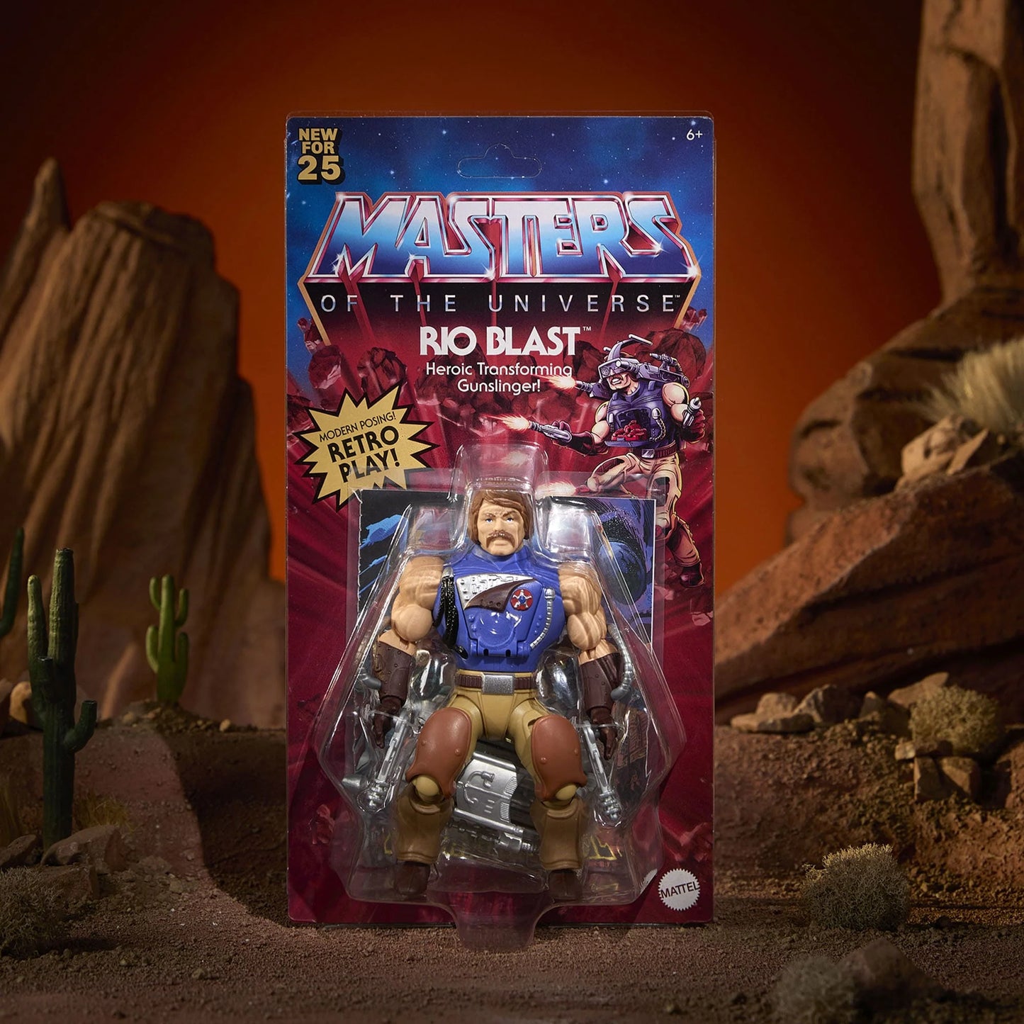 Masters Of The Universe Origins - Rio Blast Actionfigur 14cm Mattel Creations Exclusive 2025