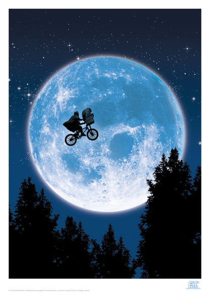 E.T. - Der Außerirdische Kunstdruck (Moon) Limited Edition 30 x 47 cm FaNaTtik Collectibles 2026