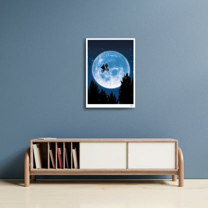 E.T. - Der Außerirdische Kunstdruck (Moon) Limited Edition 30 x 47 cm FaNaTtik Collectibles 2026