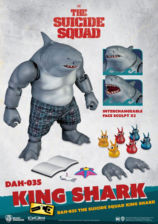 The Suicide Squad: Dynamic 8ction Heroes - King Shark 21cm Actionfigur 1/9 Beast Kingdom Toys
