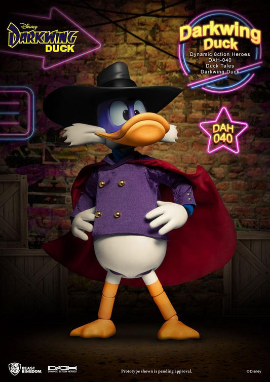 Pre Order: Dynamic 8ction Heroes - Darkwing Duck Actionfigur 16cm Beast Kingdom Toys 2024