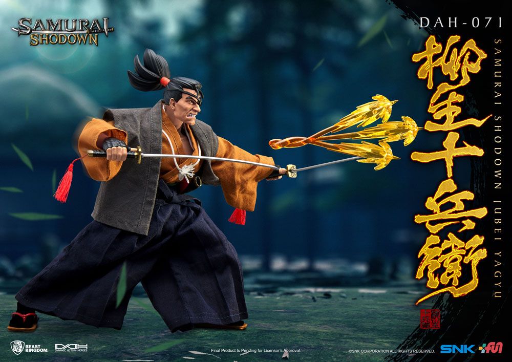 Samurai Shodown: Dynamic 8ction Heroes - Jubei Yagyu 1/9 Actionfigur 21cm Beast Kingdom Toys