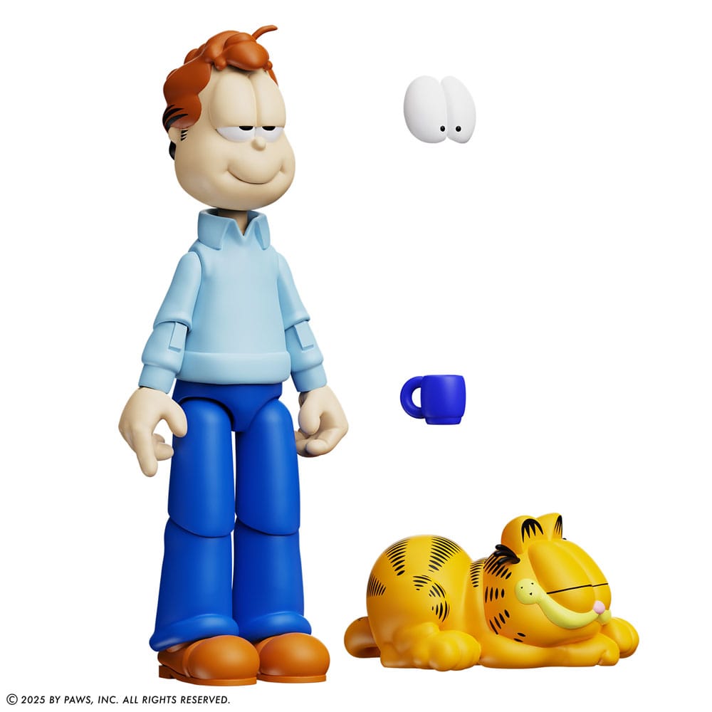 Pre-Order: Garfield -  Jon Arbuckle Deluxe Actionfigur 19cm Boss Fight Studio 2025