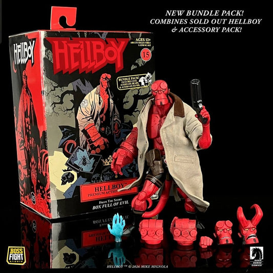 Hellboy - Hellboy (Box Full of Evil) Premium Bundle Pack Actionfigur 19cm Boss Fight Studio 2026