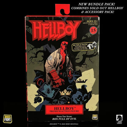 Hellboy - Hellboy (Box Full of Evil) Premium Bundle Pack Actionfigur 19cm Boss Fight Studio 2026