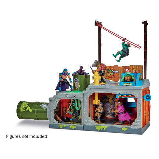 Pre-Order: Teenage Mutant Ninja Turtles - Secret Sewer Lid Playset Classic 30cm Exclusive 2025