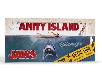 Jaws: Der weiße Hai Me­tall­schild (Movie Poster) Doctor Collector 2022