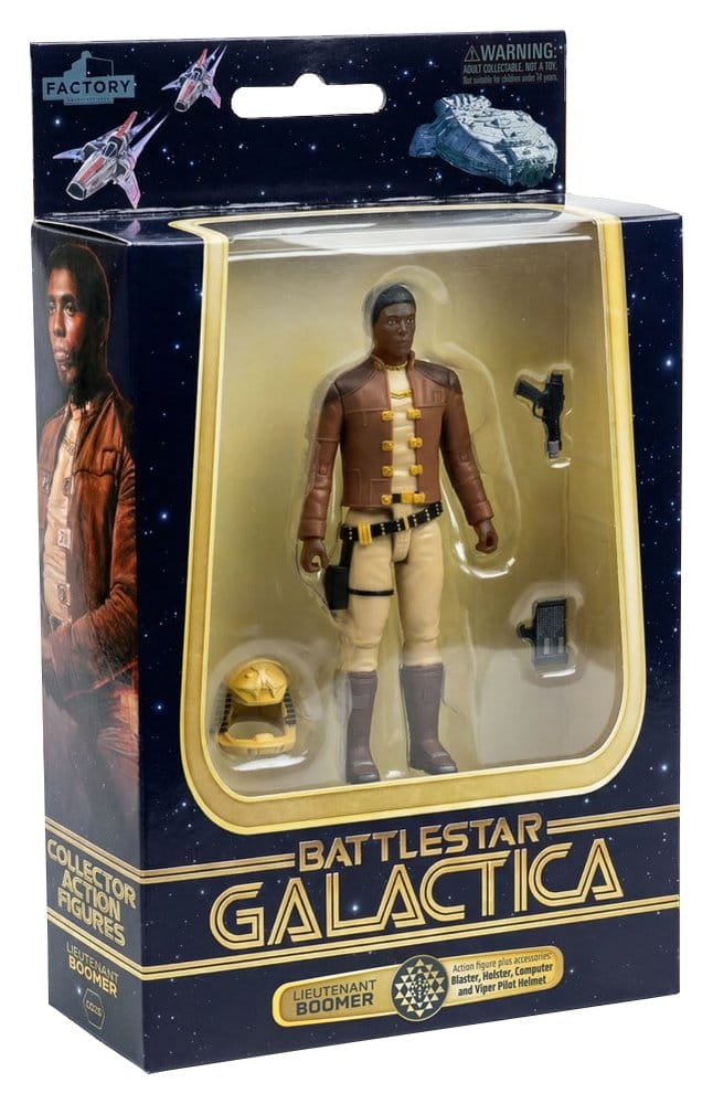 Battlestar Galactica - Colonial Viper Mk & Lieutenant Boomer Actionfigur mit Fahrzeug Factory Entertainment 2026