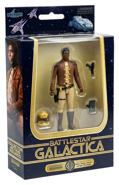 Battlestar Galactica - Colonial Viper Mk & Lieutenant Boomer Actionfigur mit Fahrzeug Factory Entertainment 2026