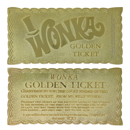 Charlie und die Schokoladenfabrik - Golden Ticket Mini Replik 1/1 FanaTtiK Collectibles