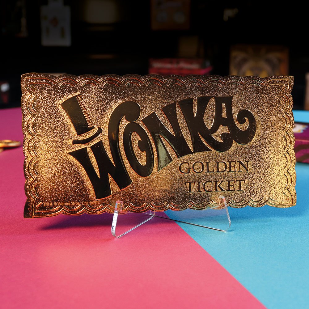 Charlie und die Schokoladenfabrik - Golden Ticket Mini Replik 1/1 FanaTtiK Collectibles