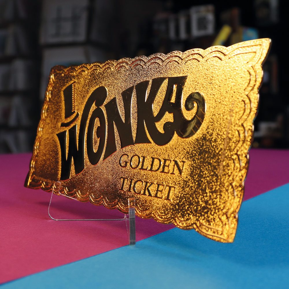 Charlie und die Schokoladenfabrik - Golden Ticket Mini Replik 1/1 FanaTtiK Collectibles