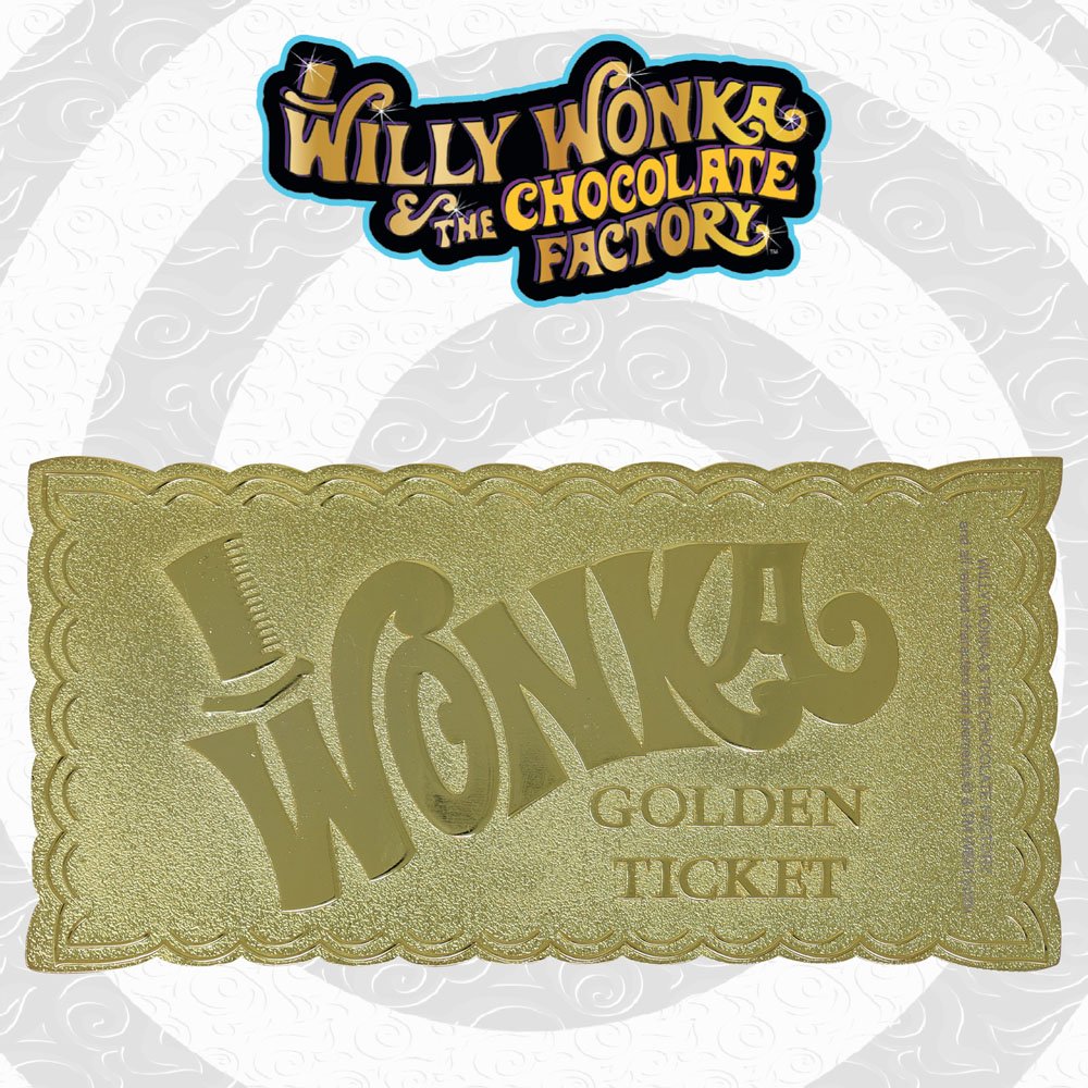 Charlie und die Schokoladenfabrik - Golden Ticket Mini Replik 1/1 FanaTtiK Collectibles