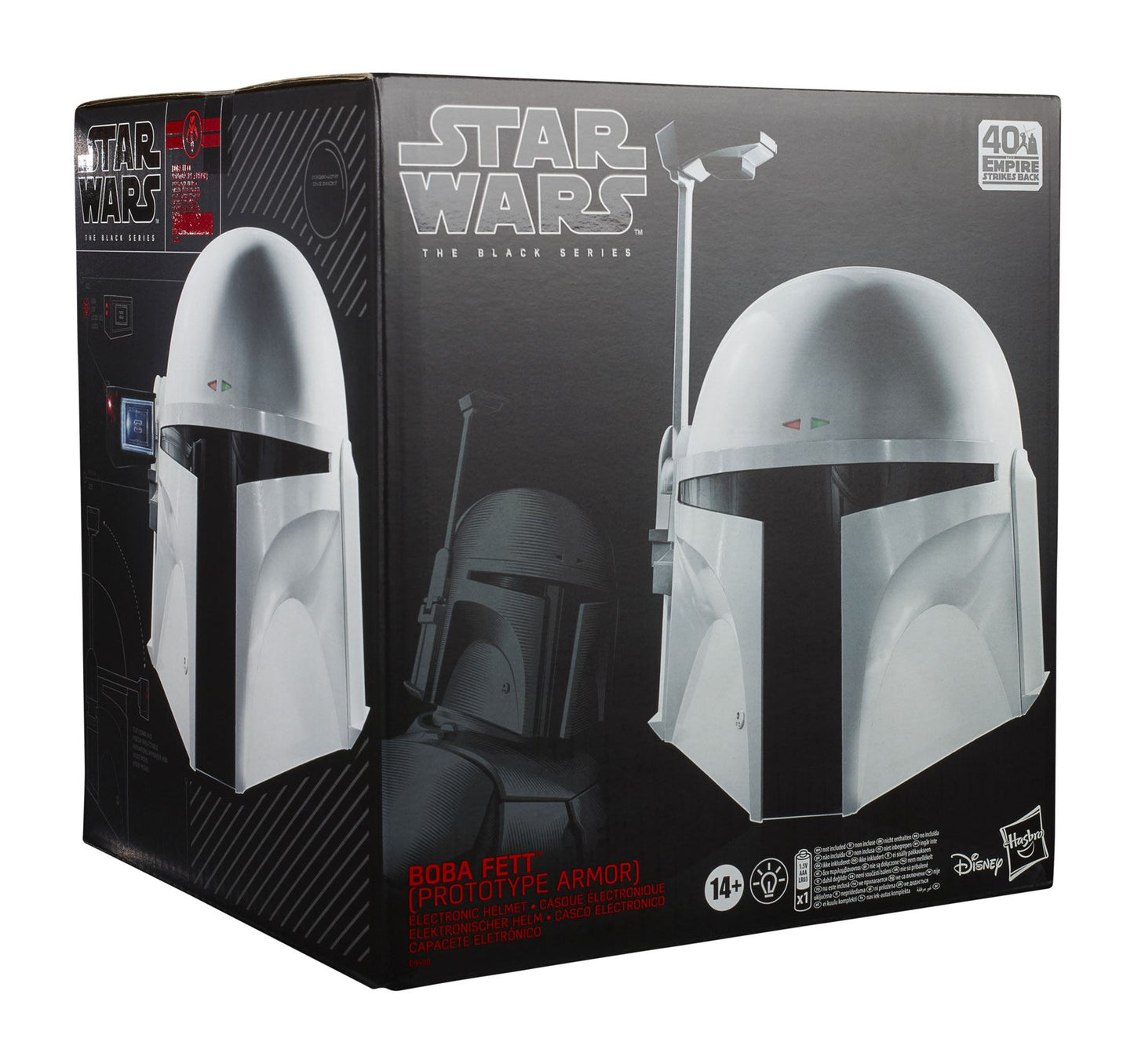 Star Wars Black Series: Episode V - Boba Fett (Prototype Armor) Elektronischer Helm Replik 1:1 Hasbro 2020
