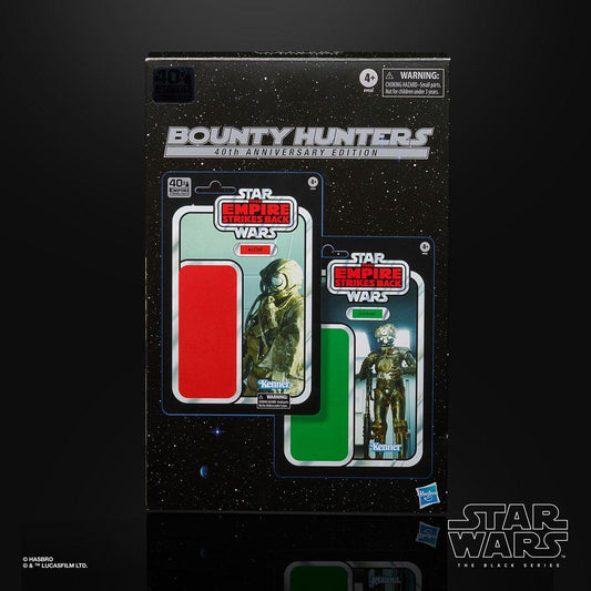 Star Wars Black Series: Episode V - Bounty Hunters (2er-Pack) 40th Anniversary Actionfigur 15cm 2021 Exclusive