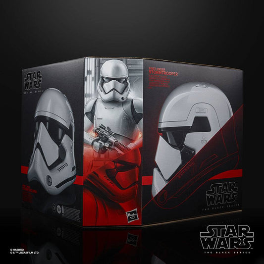 Star Wars Black Series: Episode VIII - First Order Stormtrooper Elektronischer Helm Replik 1:1 Hasbro 2022