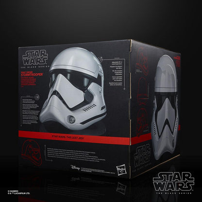 Star Wars Black Series: Episode VIII - First Order Stormtrooper Elektronischer Helm Replik 1:1 Hasbro 2022