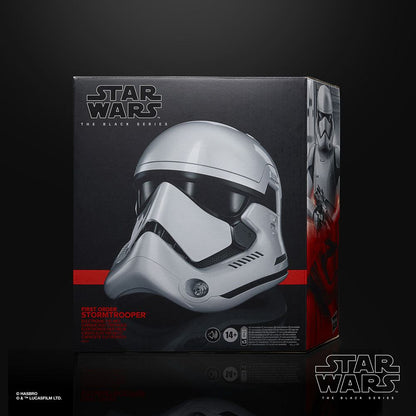 Star Wars Black Series: Episode VIII - First Order Stormtrooper Elektronischer Helm Replik 1:1 Hasbro 2022