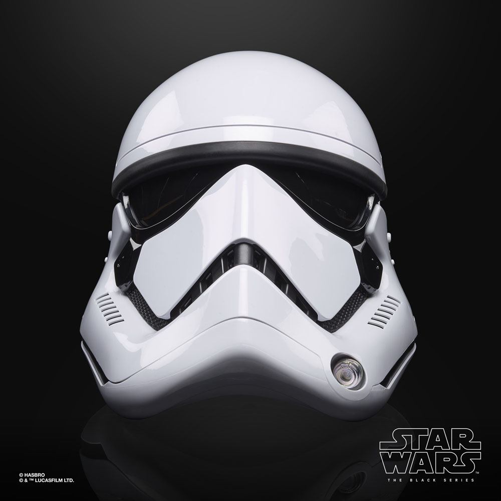 Star Wars Black Series: Episode VIII - First Order Stormtrooper Elektronischer Helm Replik 1:1 Hasbro 2022