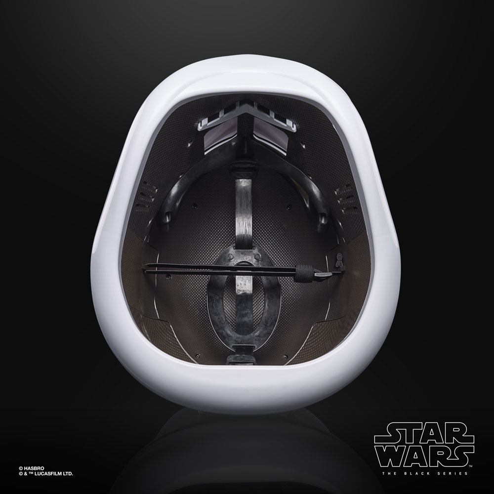 Star Wars Black Series: Episode VIII - First Order Stormtrooper Elektronischer Helm Replik 1:1 Hasbro 2022