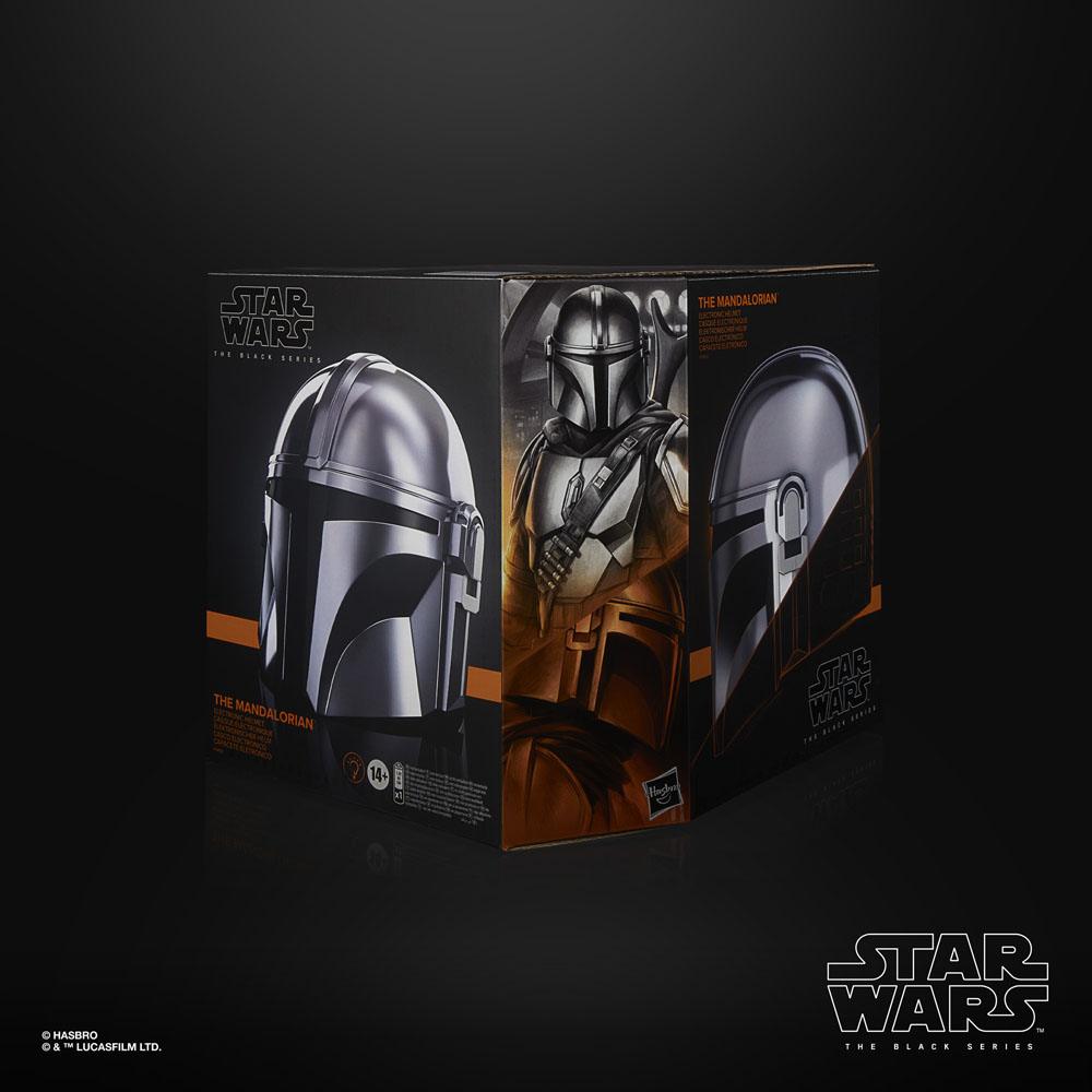 Star Wars Black Series: The Mandalorian - The Mandalorian Elektronischer Helm Replik 1:1 Hasbro 2021