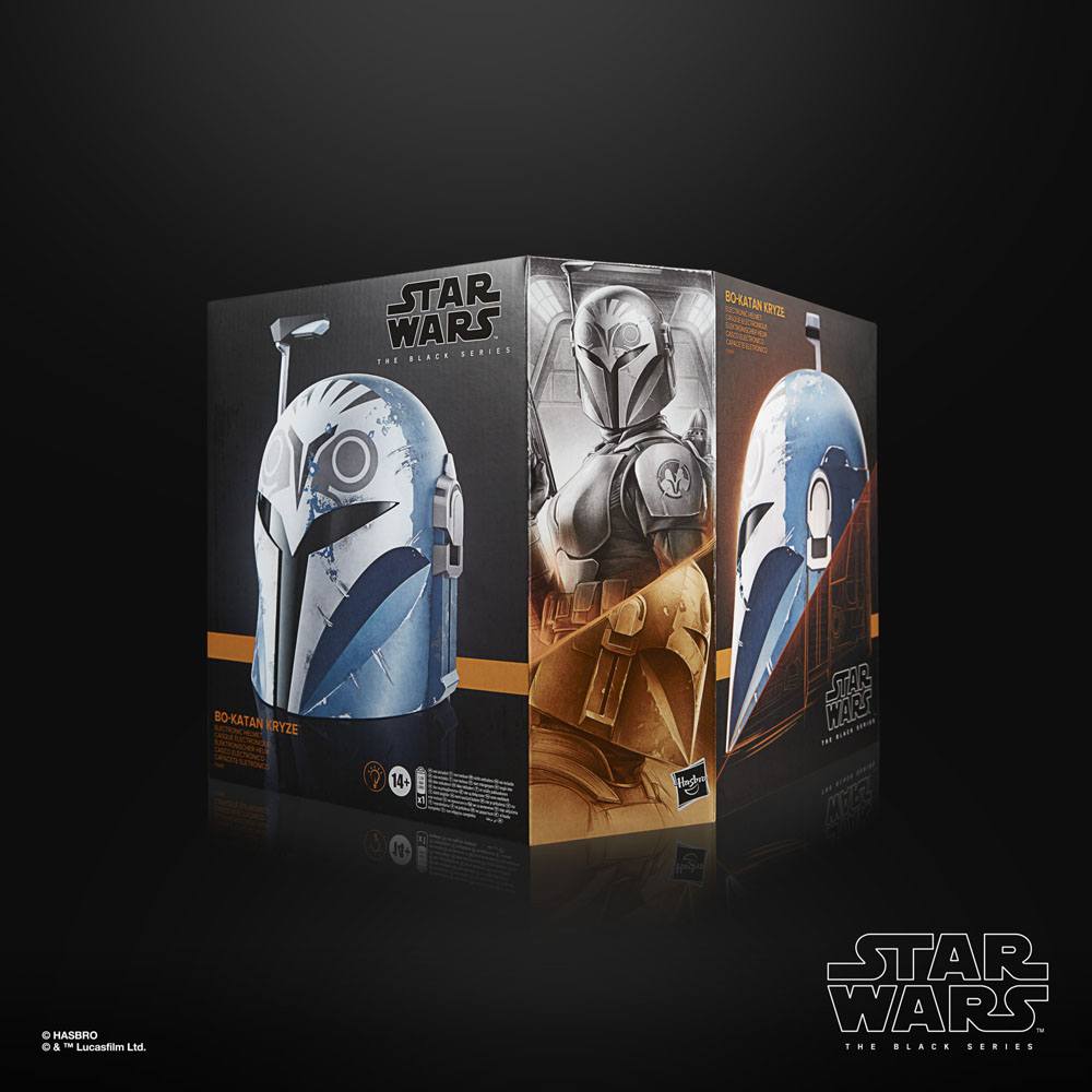 Star Wars Black Series: The Mandalorian - Bo-Katan Kryze Elektronischer Helm Replik 1:1 Hasbro 2022