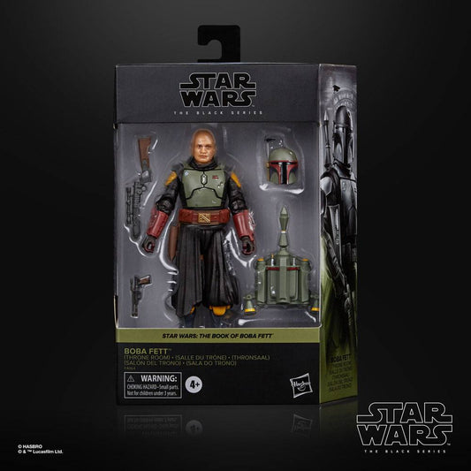 Star Wars Black Series: The Book of Boba Fett - Boba Fett (Throne Room) Deluxe 15cm Actionfigur Hasbro 2022