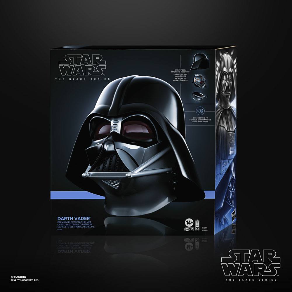 Star Wars Black Series: Obi-Wan Kenobi - Darth Vader Elektronischer Helm Replik 1:1 Hasbro 2022