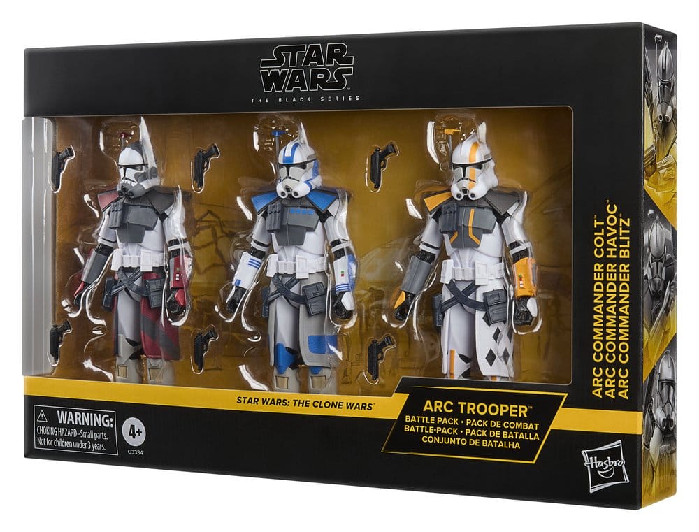 Star Wars: Black Series - ARC Trooper Battle Pack (The Clone Wars) 3er-Pack 15cm Actionfiguren Hasbro 2026