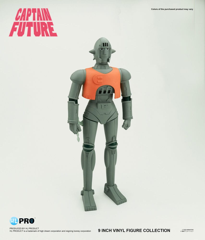 Pre-Order: Captain Future -Grag the Robot Vinyl Figur 25cm HL Pro 2024