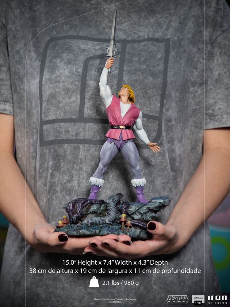 Masters of the Universe Art Scale Statue 1/10 Prince Adam 38cm Iron Studios **Auf Anfrage**