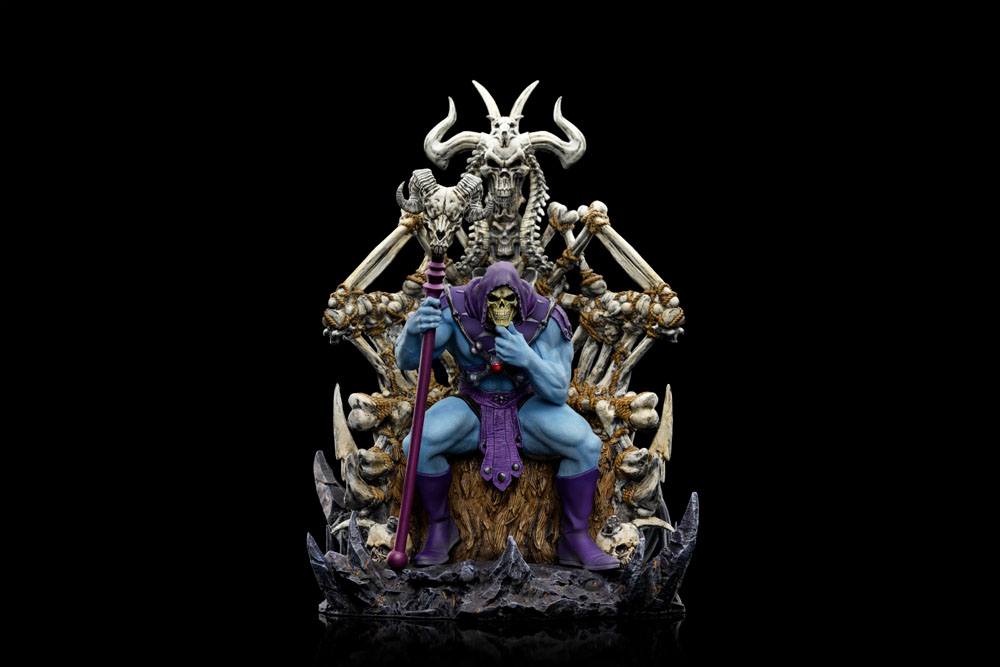 Masters of the Universe Art Scale Deluxe Statue 1/10 Skeletor on Throne Deluxe 29cm Iron Studios **Auf Anfrage**