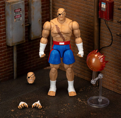 Pre-Order: Ultra Street Fighter II: The Final Challengers - Sagat Actionfigur 19cm Jada Toys 2025