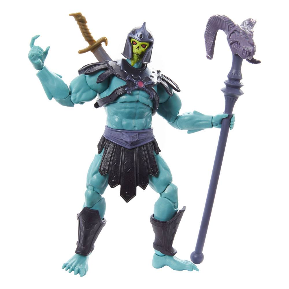 Masters of the Universe: New Eternia Masterverse - Barbarian Skeletor Actionfigur 18cm EU Karte 2022