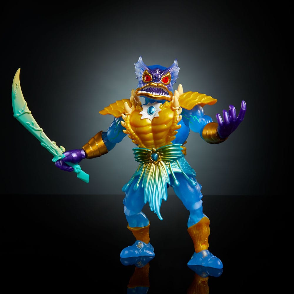 MOTU x TMNT: Turtles of Grayskull - Mer-Man Actionfigur 14cm Mattel 2024