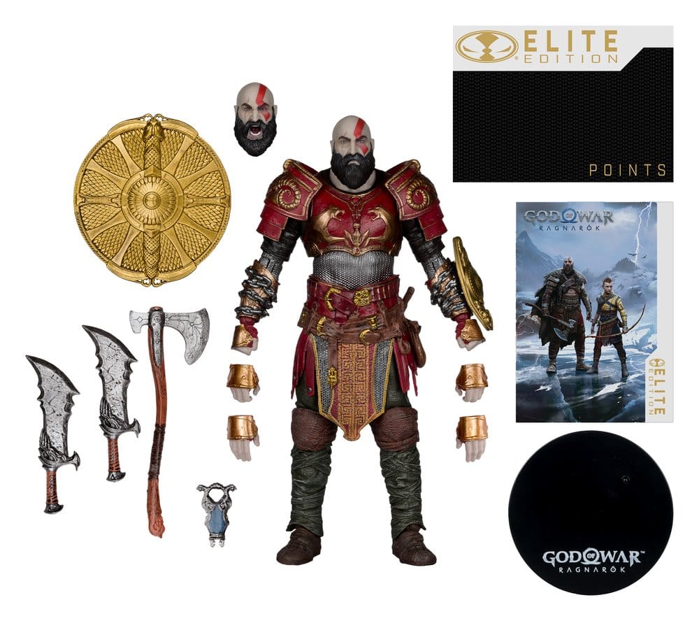 God of War: Ragnarök - Kratos (Armor of Ares) Deluxe Elite Edition Actionfigur 18cm McFarlane Toys 2026