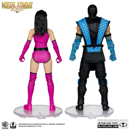 Mortal Kombat Klassic - Sub-Zero vs. Mileena (2er-Pack) 18cm Actionfiguren McFarlane Toys 2025 Exclusive