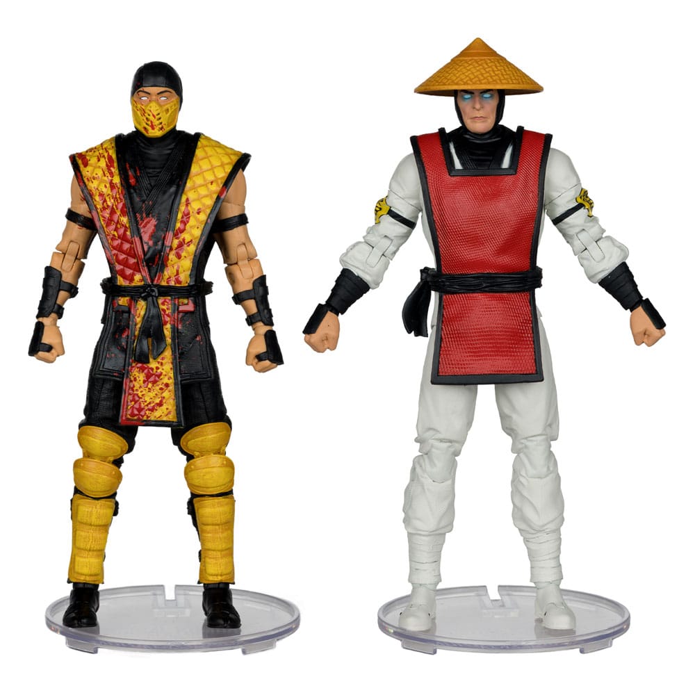 Mortal Kombat Klassic - Scorpion vs. Raiden (2er-Pack) 18cm Actionfiguren McFarlane Toys 2025 Exclusive