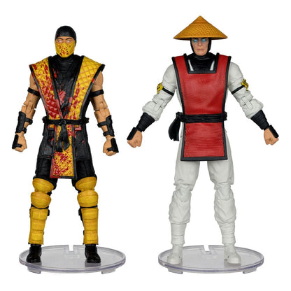 Mortal Kombat Klassic - Scorpion vs. Raiden (2er-Pack) 18cm Actionfiguren McFarlane Toys 2025 Exclusive