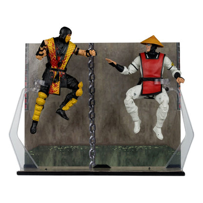 Mortal Kombat Klassic - Scorpion vs. Raiden (2er-Pack) 18cm Actionfiguren McFarlane Toys 2025 Exclusive