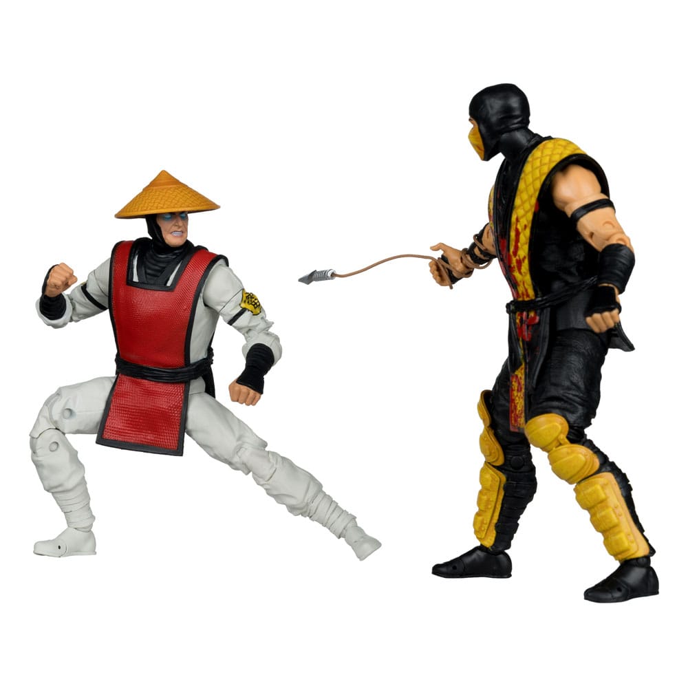 Mortal Kombat Klassic - Scorpion vs. Raiden (2er-Pack) 18cm Actionfiguren McFarlane Toys 2025 Exclusive