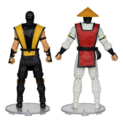 Mortal Kombat Klassic - Scorpion vs. Raiden (2er-Pack) 18cm Actionfiguren McFarlane Toys 2025 Exclusive