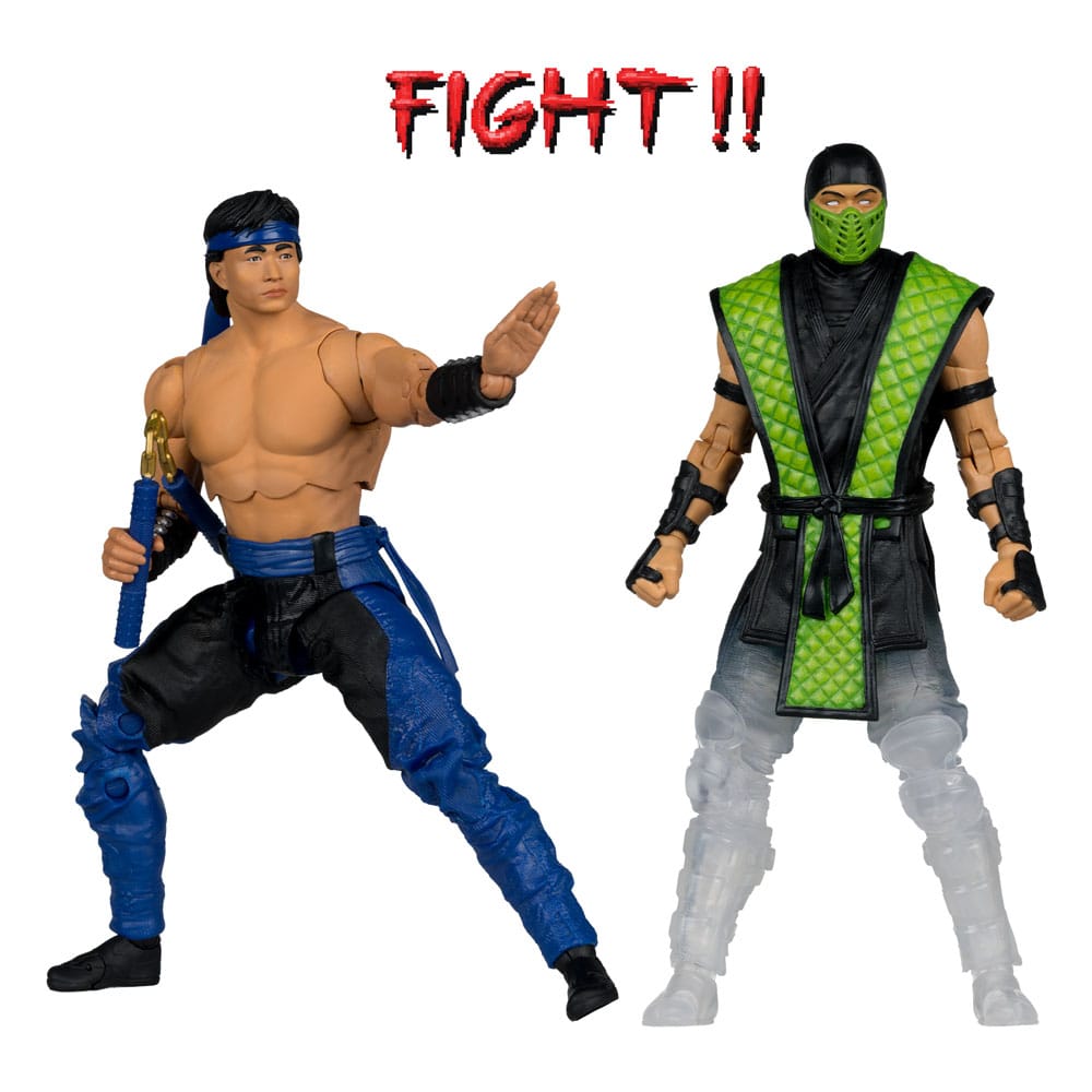 Mortal Kombat Klassic - Liu Kang vs. Reptile (2er-Pack) 18cm Actionfiguren McFarlane Toys 2025 Exclusive