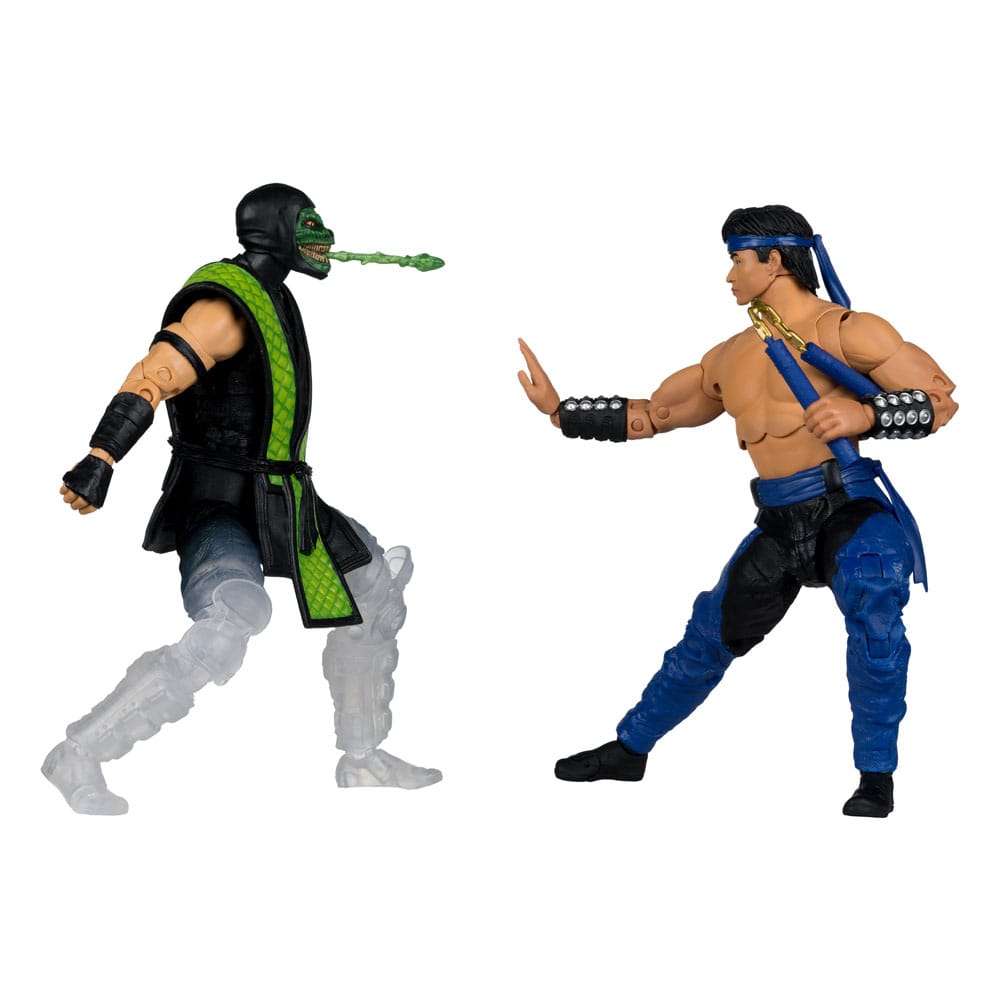Mortal Kombat Klassic - Liu Kang vs. Reptile (2er-Pack) 18cm Actionfiguren McFarlane Toys 2025 Exclusive
