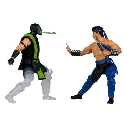 Mortal Kombat Klassic - Liu Kang vs. Reptile (2er-Pack) 18cm Actionfiguren McFarlane Toys 2025 Exclusive