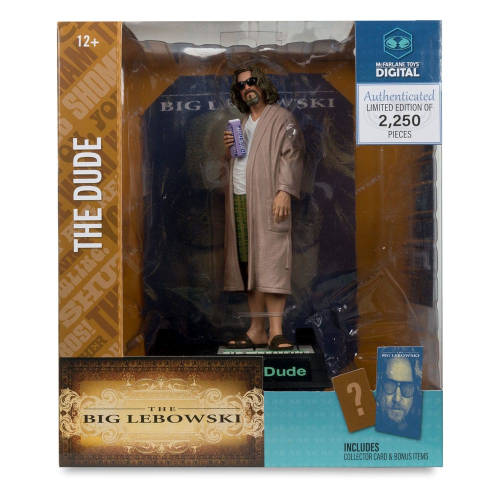 Movie Maniacs The Big Lebowski - The Dude Statue 15cm (McFarlane Digital) Limited 2024