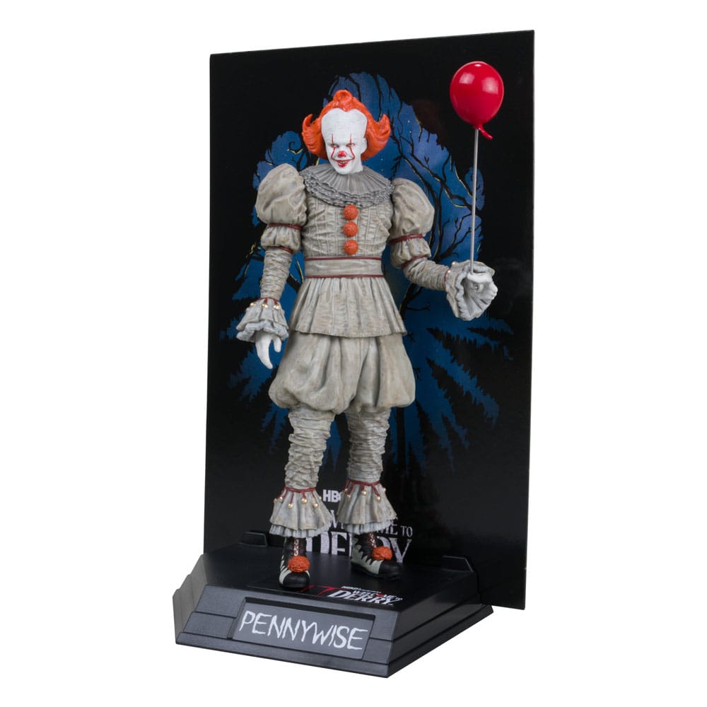 Pre-Order: Movie Maniacs: It - Welcome to Derry - Pennywise PVC Statue (Gold Label) 16cm McFarlane 2025